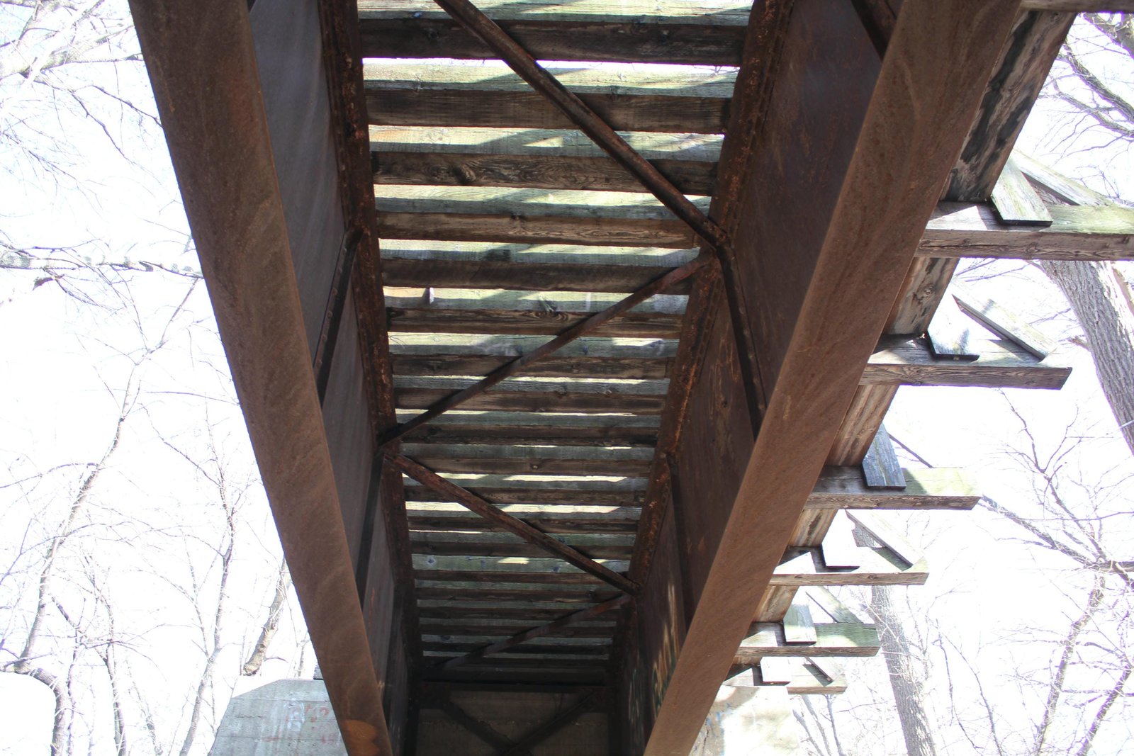 Inside girder